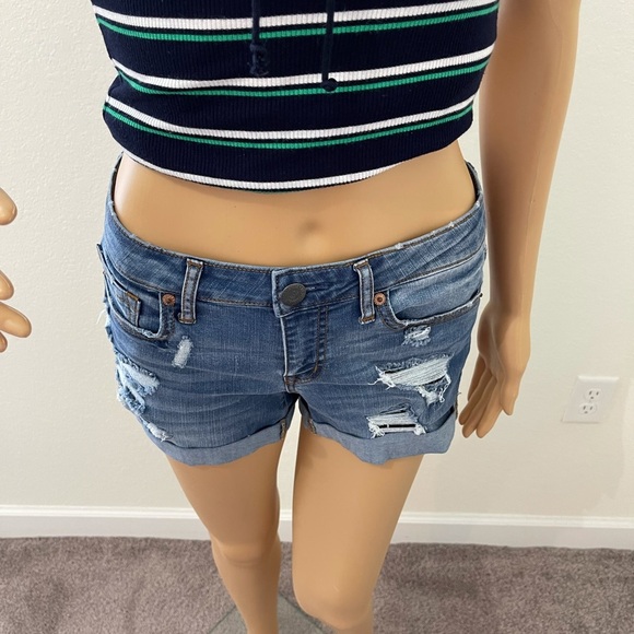 Aeropostale Denim Distressed Shorts - Picture 6 of 11